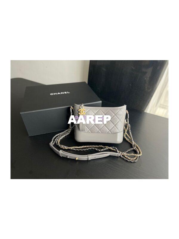 Replica Chanel Gabrielle Hobo Bag Dark Grey A91810 3