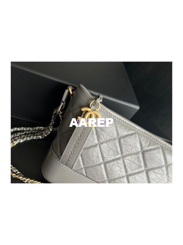 Replica Chanel Gabrielle Hobo Bag Dark Grey A91810 4