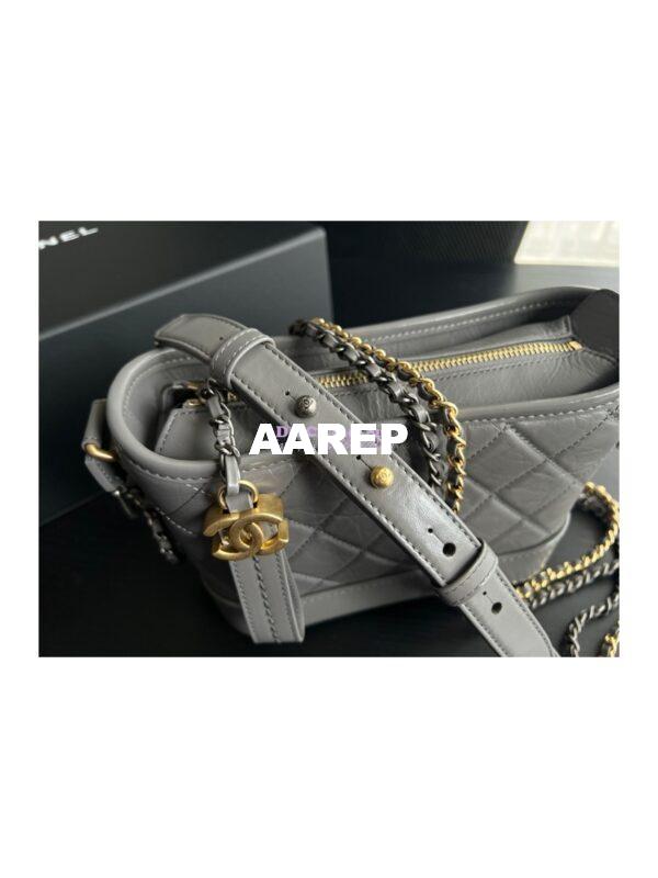 Replica Chanel Gabrielle Hobo Bag Dark Grey A91810 6