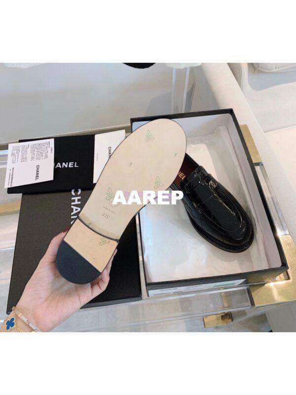 Replica Chanel New Loafers Patent Calfskin Black G36436 11