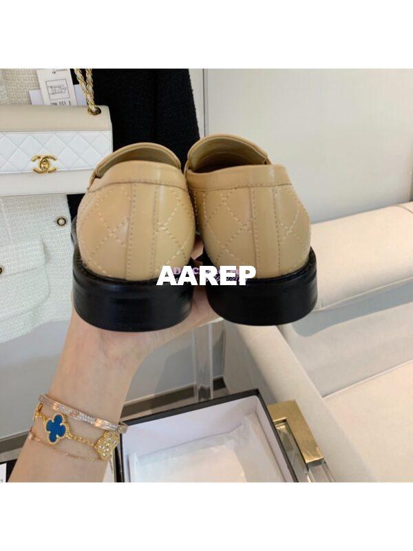 Replica Chanel New Loafers Lambskin Beige G36436 7