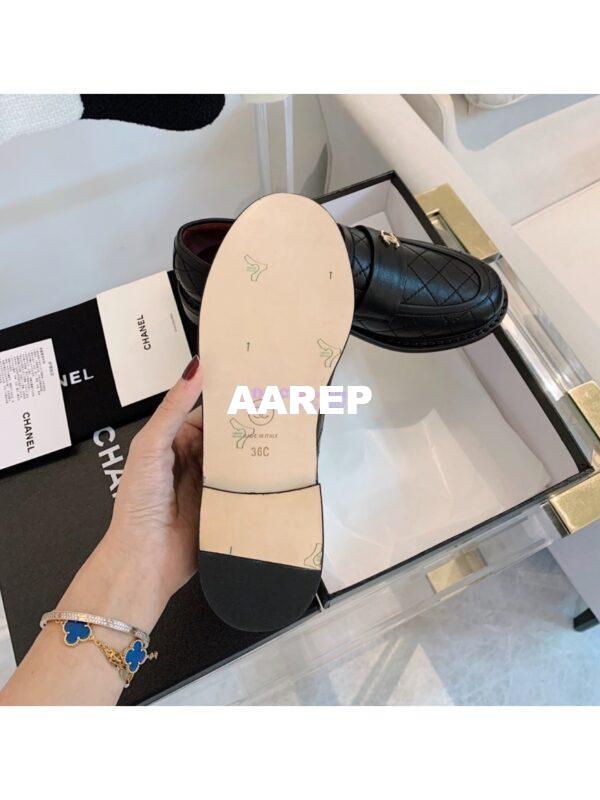 Replica Chanel New Loafers Lambskin Black G36436 8