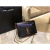 Replica YSL Saint Laurent Cassandra Monogram Clasp Bag In Smooth Leather Dark Red