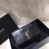 Replica YSL Saint Laurent Jamie Chain Wallet "Carré Rive Gauche " In Lambskin Black