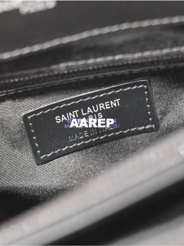 Replica YSL Saint Laurent Medium Loulou Bag In Black "Y" Matelassé Leather 459749 Black Hardware 15