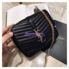 Replica YSL Saint Laurent Sulpice Small In Matelassé Leather Dark Red