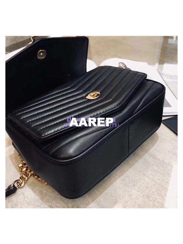 Replica YSL Saint Laurent Sulpice Small In Matelassé Leather Black 8