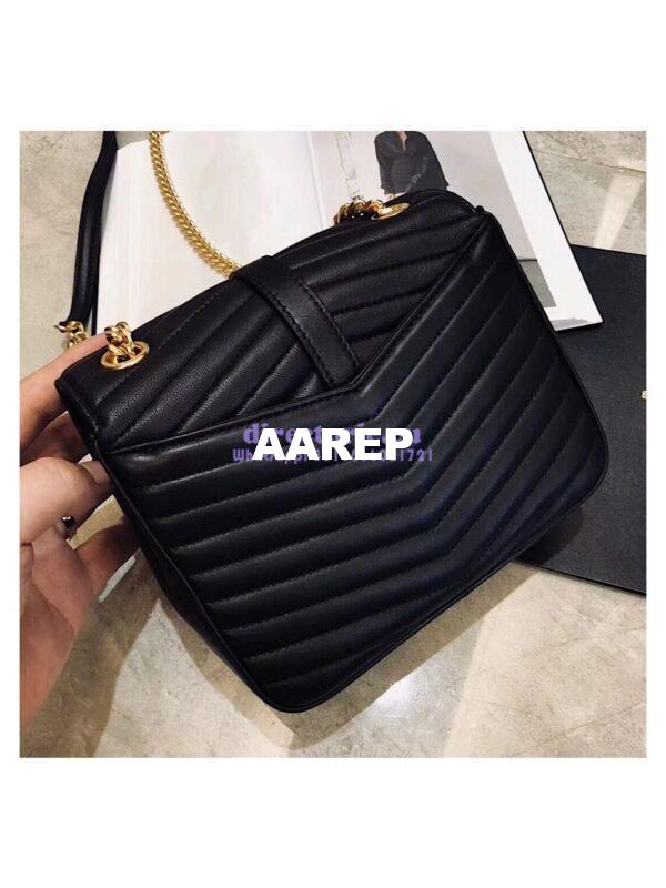 Replica YSL Saint Laurent Sulpice Small In Matelassé Leather Black 13