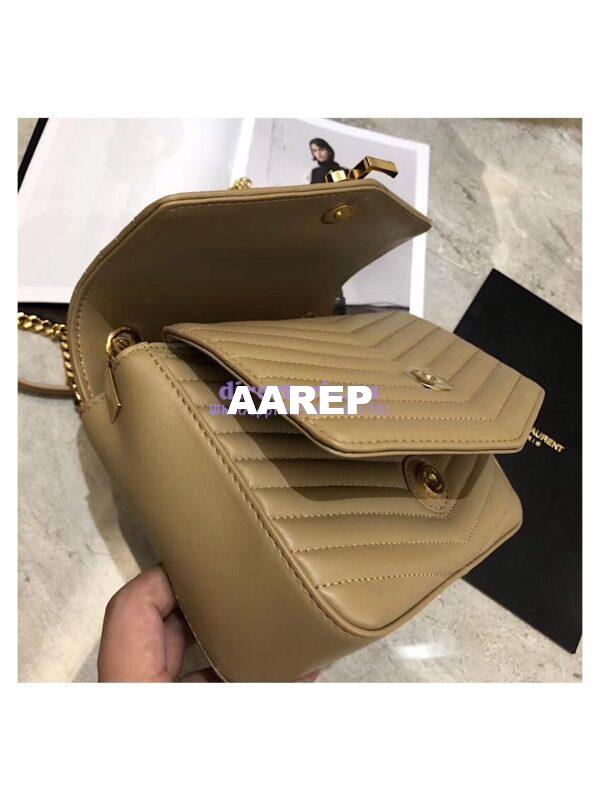 Replica YSL Saint Laurent Sulpice Small In Matelassé Leather Beige 10