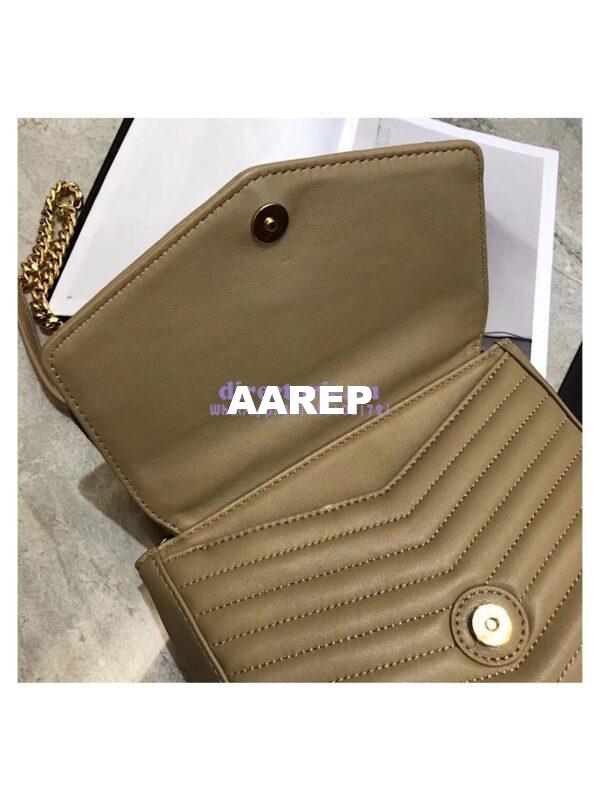 Replica YSL Saint Laurent Sulpice Small In Matelassé Leather Beige 11