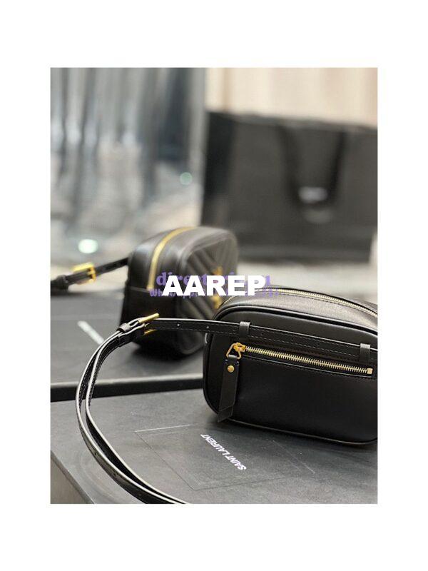 Replica YSL Saint Laurent Lou Belt Bag In Quilted Leather Black 9
