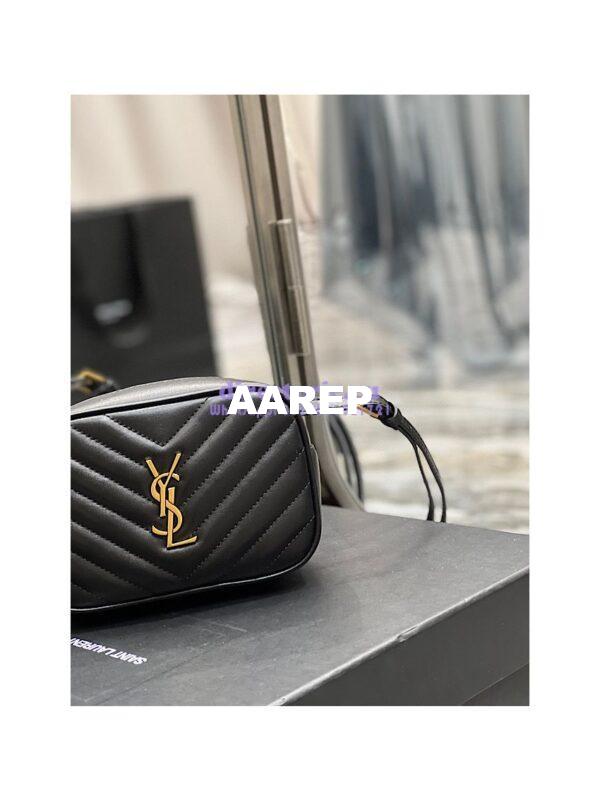 Replica YSL Saint Laurent Lou Belt Bag In Quilted Leather Black 10