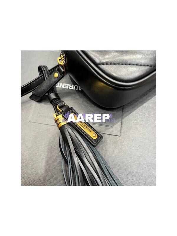 Replica YSL Saint Laurent Lou Belt Bag In Quilted Leather Black 12