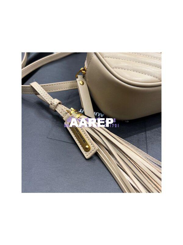 Replica YSL Saint Laurent Lou Belt Bag In Quilted Leather Nude 9