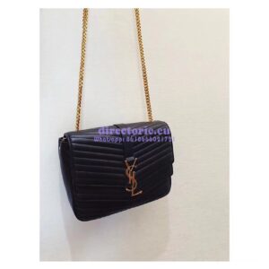 Replica YSL Saint Laurent Sulpice Medium In Matelassé Leather Black 2