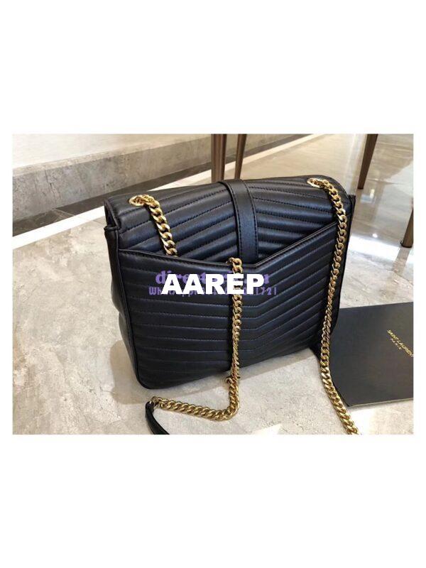 Replica YSL Saint Laurent Sulpice Medium In Matelassé Leather Black 12