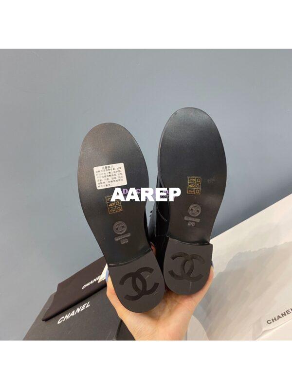 Replica Chanel Lace-Ups Lambskin & Calfskin G34954 Black 8