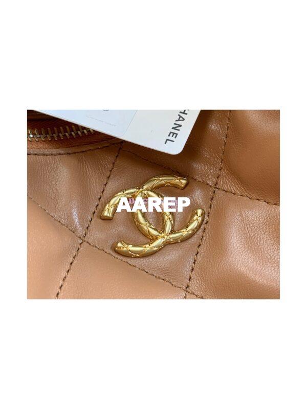 Replica Chanel Hobo Bag in Lambskin AS3487 Caramel 5