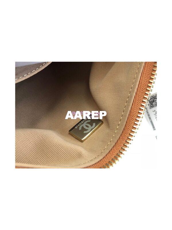 Replica Chanel Hobo Bag in Lambskin AS3487 Caramel 10