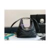 Replica Chanel 22 Handbag Shiny Metallic Calfskin & Silver Metal AS3260 AS3261 Silver 2