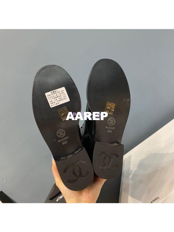 Replica Chanel Lace-Ups Lambskin & Calfskin G34953 Black 11