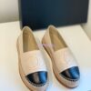 Replica Chanel Espadrilles Lambskin G29762 Black 2