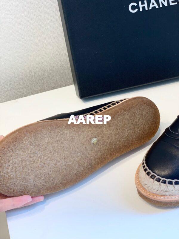 Replica Chanel Espadrilles Lambskin G29762 Black 8