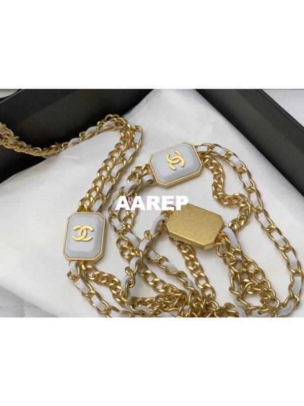 Replica Chanel Clutch With Chain AP2929 in Lambskin White (Limited Edition) 3