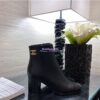 Replica Chanel Ankle Boots Calfskin G36307 Black