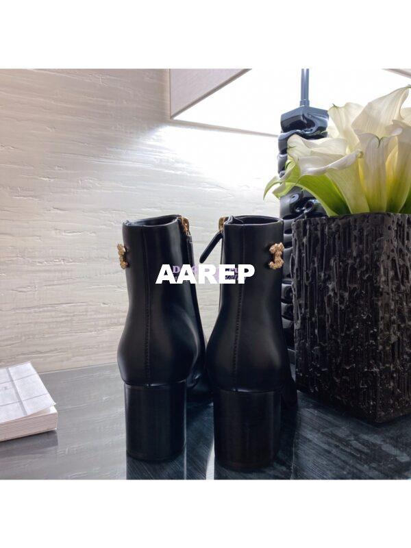 Replica Chanel Ankle Boots Calfskin G36307 Black 6
