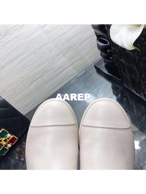 Replica Chanel Ankle Boots Calfskin G36307 Cream 9