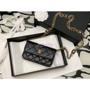 Replica Chanel Clutch With Chain AP2929 in Lambskin Black (Limited Edition)
