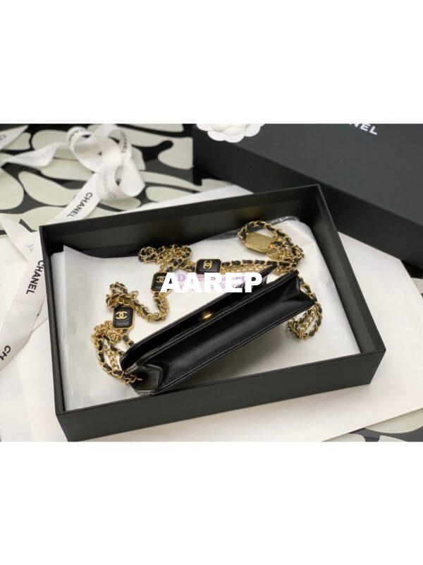 Replica Chanel Clutch With Chain AP2929 in Lambskin Black (Limited Edition) 6