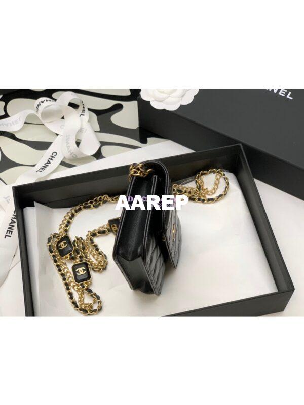 Replica Chanel Clutch With Chain AP2929 in Lambskin Black (Limited Edition) 7