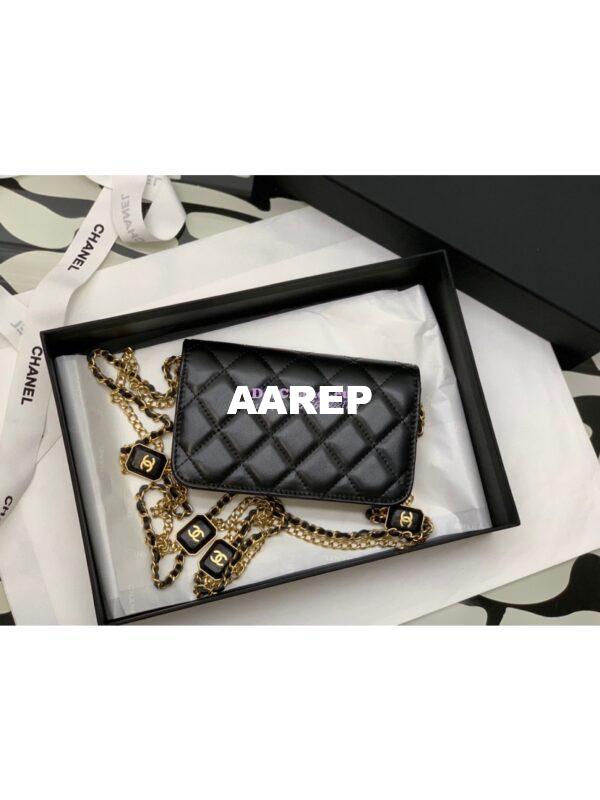 Replica Chanel Clutch With Chain AP2929 in Lambskin Black (Limited Edition) 8
