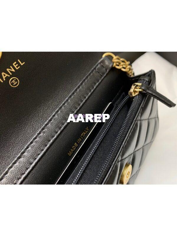Replica Chanel Clutch With Chain AP2929 in Lambskin Black (Limited Edition) 11