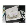 Replica Chanel Clutch With Chain With double Pockets AP2914 Grained Calfskin Yellow 2