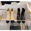 Replica Chanel Lace-Ups Lambskin & Calfskin G36424 Black 2