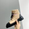 Replica Chanel Lace-Ups Lambskin & Calfskin G36424 Ivory 2