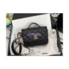 Replica Chanel New 22A SLG Lambskin Small Vanity With Chain and Top Handle Bag AP2198 Light Purple 2