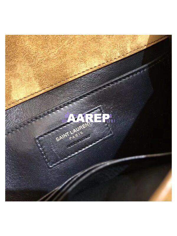 Replica YSL Saint Laurent Small Spontini Satchel in Suede leather 512853 11