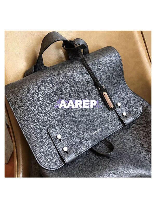 Replica YSL Saint Laurent Sac De Jour Backpack in Black Grained Leather 480585 7