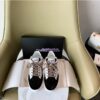 Replica Chanel Trainers Velvet Sneakers G36295 Burgundy Beige 2