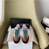 Replica Chanel Velvet Calfskin & Calfskin Sneakers G36299 Ivory 2