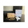 Replica Chanel New 22SS Mini Vanity With Charm Chain in Lambskin AP1447 Grey