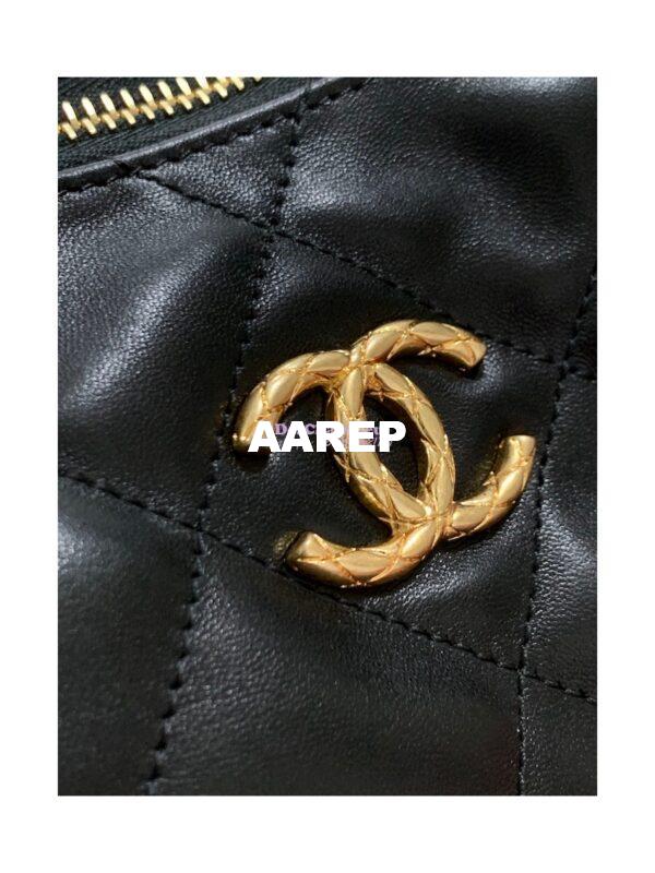 Replica Chanel Maxi Hobo Bag in Lambskin AS3488 Black 6