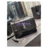 Replica YSL Saint Laurent Medium Sunset Monogram grey crocodile embossed bag