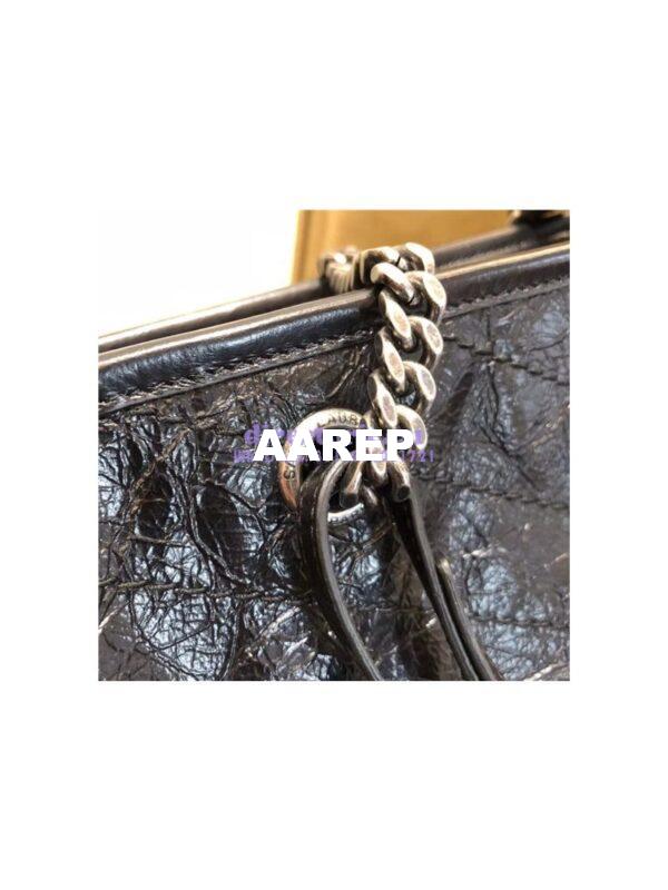 Replica YSL Saint Laurent Niki Large Black Vintage Leather Shopping Bag 5048670 9