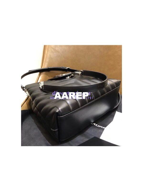 Replica YSL Saint Laurent Small Loulou Shopping Bag In Black “y” Quilted Leather 502717 14