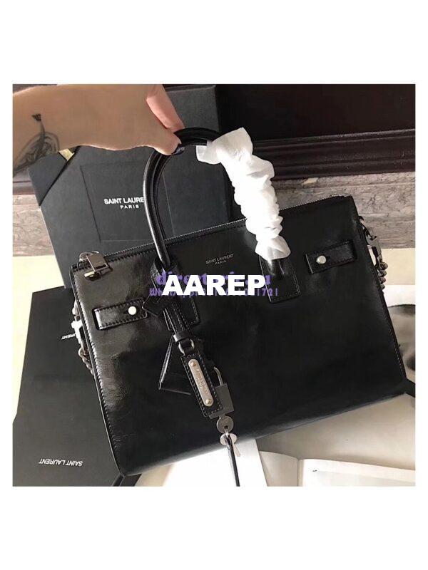 Replica YSL Saint Laurent Baby Sac De Jour Souple Duffle Bag In Moroder Leather 3